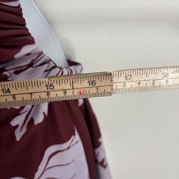 NWOT ASOS One Shoulder Midi Dress Romantic Avant Garde Wedding Guest 12 - Picture 7 of 8